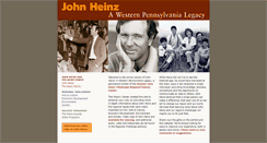 Desktop Screenshot of johnheinzlegacy.org